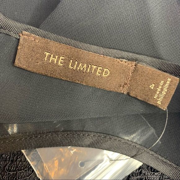 The Limited Black Lace Cocktail Dress Size 4 New - Picture 3 of 6